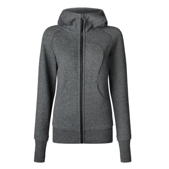 Lululemon X FiT Scuba Hoodie III Speckled Black French Terry Full-Zip Jacket 6 - Picture 11 of 11